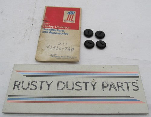 Lot of 4 Harley Genuine Aermacchi Ignition Switch Retaining Nut Seals