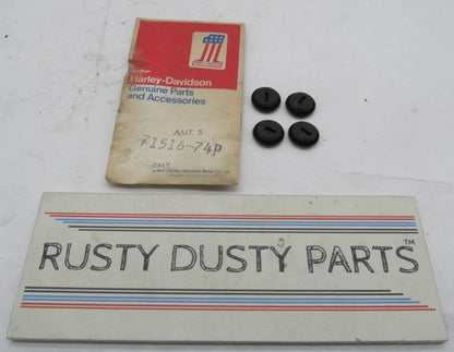 Lot of 4 Harley Genuine Aermacchi Ignition Switch Retaining Nut Seals