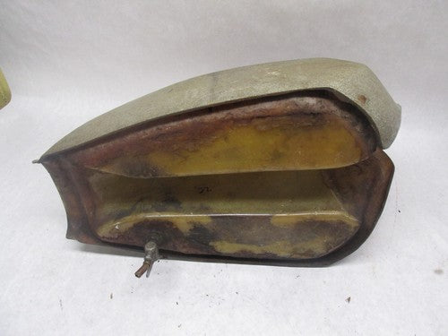 Vintage ARHMA Racing Cafe Racer Fiber Glass Gas Fuel Tank Silver Spark
