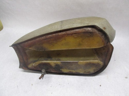 Vintage ARHMA Racing Cafe Racer Fiber Glass Gas Fuel Tank Silver Spark