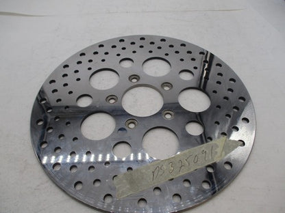 Harley Davidson Drag Specialties Chrome Brake Disc Rotor Drilled DS-32