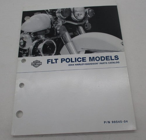 Harley Davidson Official Factory 2004 FLT Parts Catalog Police Models
