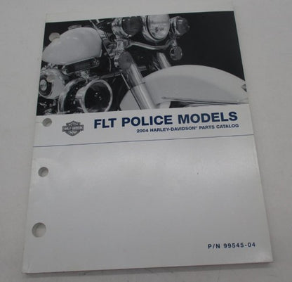 Harley Davidson Official Factory 2004 FLT Parts Catalog Police Models