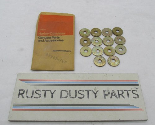 Lot of 14 Harley-Davidson Genuine NOS Aermacchi Oil Tank Washers 59997