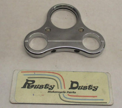 Harley Davidson Chrome Gauge Brace Clamp