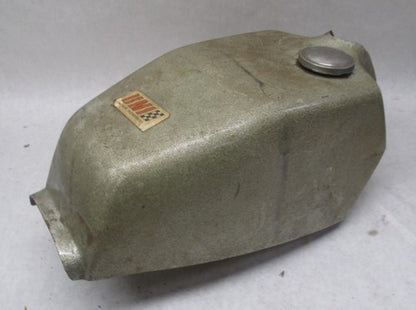 Vintage ARHMA Racing Cafe Racer Fiber Glass Gas Fuel Tank Silver Spark