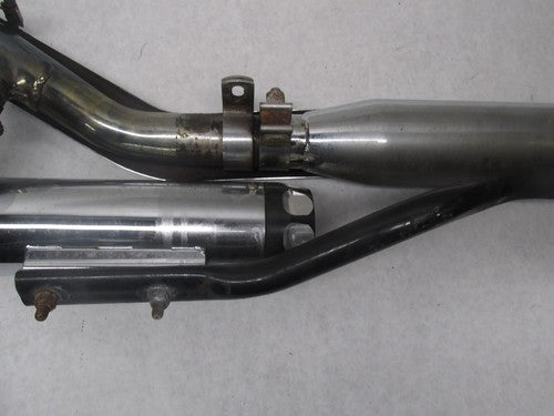 Harley Davidson Softail Rinehart Chrome Scalloped Exhaust System Assem