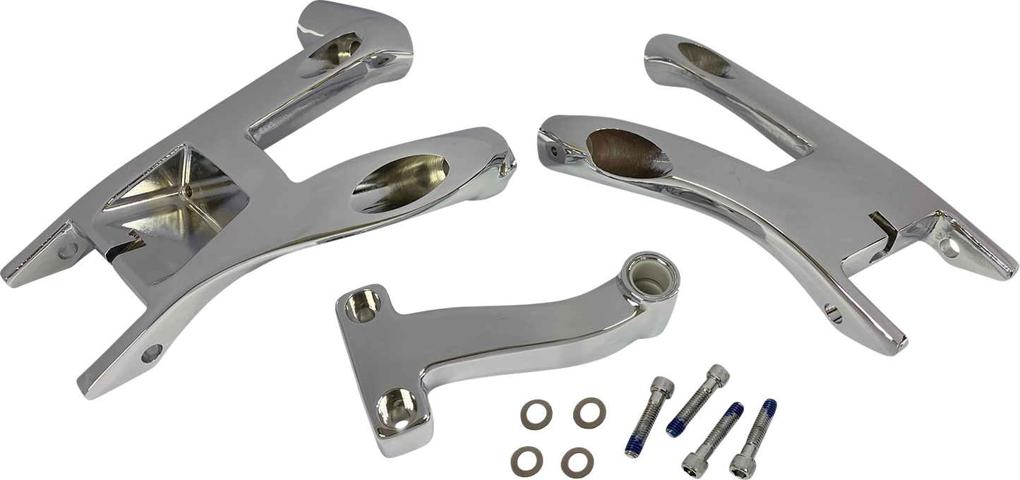 Drag Specialties Rider Floorboard Mount Chrome 1621-1052