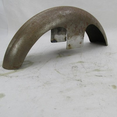 Custom Harley Davidson 5-5/8" Raw Steel Unpainted Front Fender