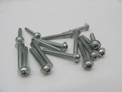 LOT of 16 Harley NOS 10-24 x 1-1/2" Torx Round Washer Head Screws 3666