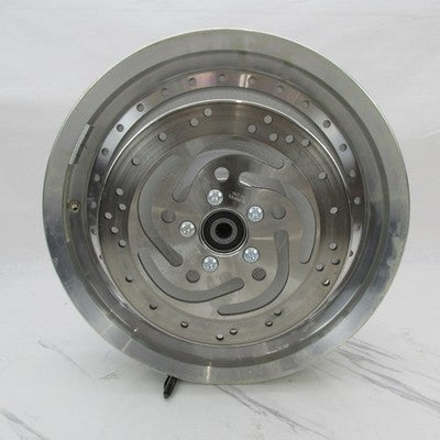 Harley Genuine 16x3 Solid Disc Rear Wheel w/ Rotor & Pulley Fat Boy 41