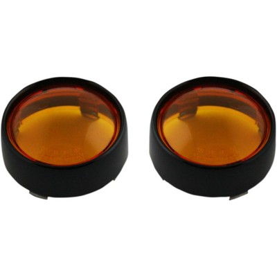 Custom Dynamics Bullet Bezels For ProBEAM Turn Signals Gloss Black PB-
