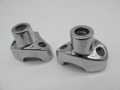 Set of Harley-Davidson Genuine Chrome Handlebar Risers 1-7/8" Tall