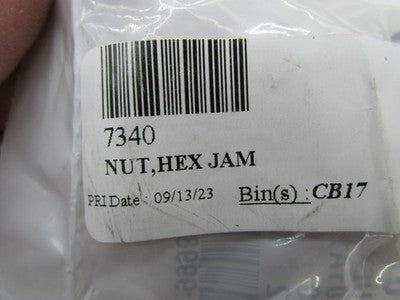 LOT of 2 Harley-Davidson Genuine OEM NOS Hex Jam Nut 7340
