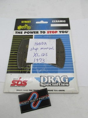 Honda Official Factory 1973 XL125 Shop Service Manual Book