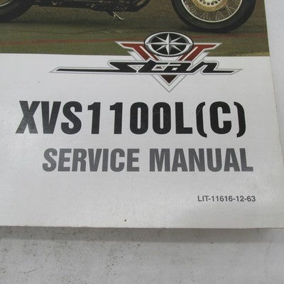 YAMAHA OEM XVS1100L © Service Manual Operator Guide LIT-11616-12-63 5