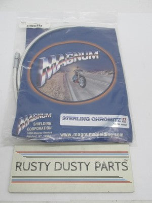 Magnum Shielding NOS 44" Braided Brake Line, Sterling Chromite II DS35
