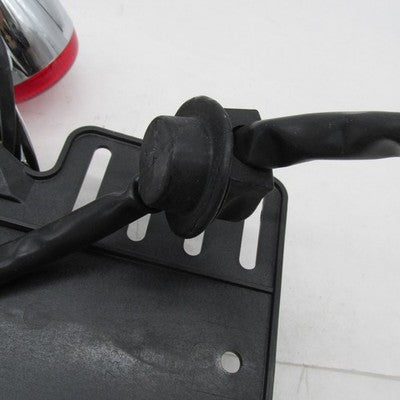 Harley OEM Chrome Rear Turn Signal Light Bar & License Plate Bracket 6