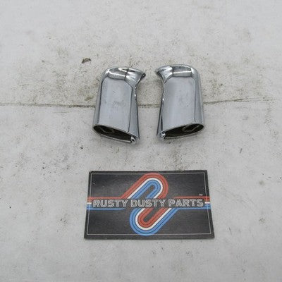 Pair Harley Davidson OEM Chrome Rear Turn Signal Standoff Mounts 68480