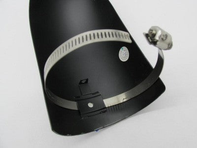 Indian 17-21 OEM Chief Chieftain Exhaust Heat Shield Left BLACK 126239