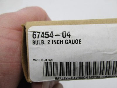 Harley-Davidson Genuine OEM NOS 2 Inch Gauge Bulb 67454-04