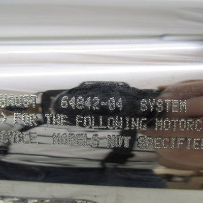 Harley OEM Chrome Front Exhaust Pipe Muffler Slip On Silencer 04-13 64
