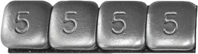 K & L Supply Steel Stick On Wheel Weights Silver - 5g. 32-3494