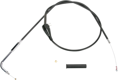 Drag Specialties Black Vinyl Idle Cable 0651-0139