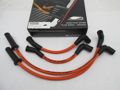 Harley Screamin' Eagle NOS OEM 10MM Phat Spark Plug Wires, Orange 3160