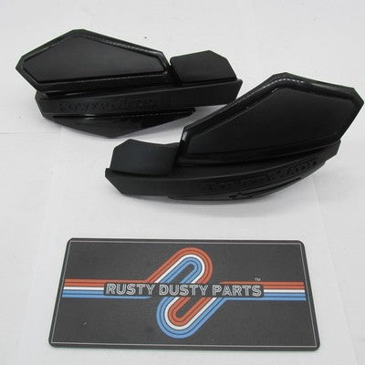 Pair of PowerMadd Black Star Series Handlebar Hand Gaurds