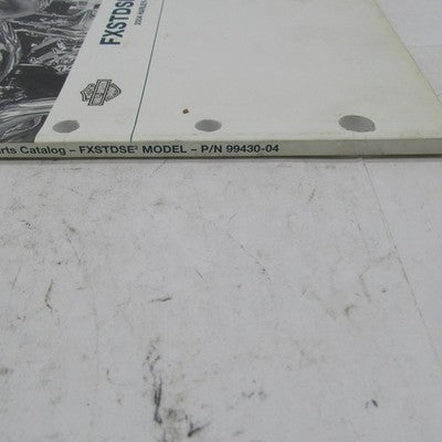 Harley Davidson Genuine 2004 FXSTDSE2 Model Parts Catalog Factory 9943