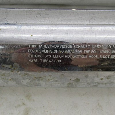 Pair of Harley Davidson Genuine Exhaust Mufflers 65538-09 65846-10A