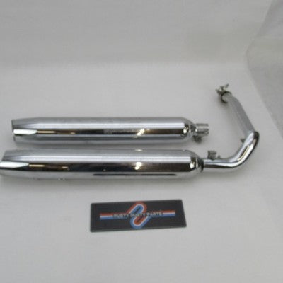 Pair of Harley OEM 09-16 Touring Mufflers w/ Crossover Pipe 64900016 6