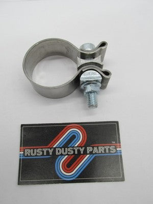 Motorcycle Single Bolt Exhaust Muffler Clamp Band 1.75" 1-3/4" ONBC175
