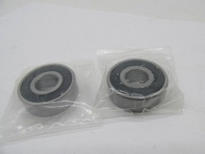 Lot of 2 Motorcycle All Bearing Ball Bearings 6201-C3