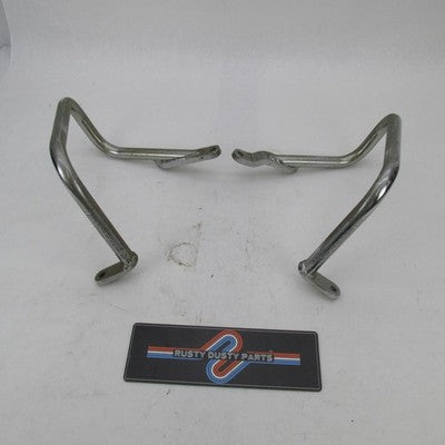 Pair of Aftermarket 00-17 Harley Softail Rear Saddlebag Gaurds Crash B