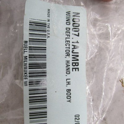 Buell Genuine Black Left Hand Wind Deflector XB9SX XB12X XB12XT N0007.