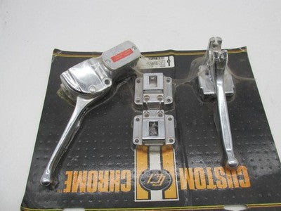 Custom Chrome NOS Harley Chrome Handlebar Control Kit FL FX Shovelhead