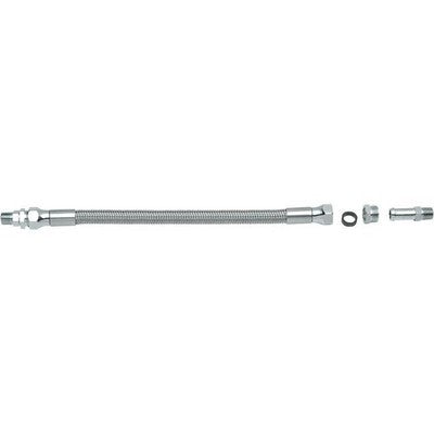 Drag Specialties Universal Stainless Steel Braided Oil Line 24in. 0711