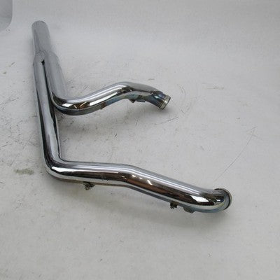 SuperTrapp 85-06 FLH FLT 2-Into-1 SuperMeg Exhaust Header Pipes Chrome