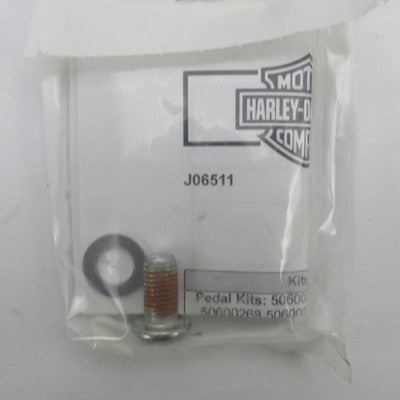 Harley-Davidson OEM NOS Dominion Small Brake Pedal Pad Kit Bronze 5060