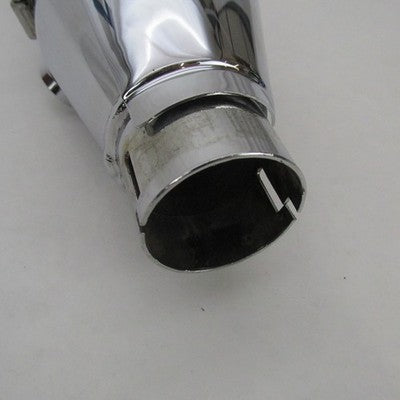 Pair Harley OEM Chrome Catalytic Slip-On Exhaust Mufflers FXST 08-17 6