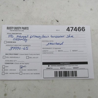 Harley OEM Primary Chain Tensioner Assembly w/ Pad Touring Dyna Softai