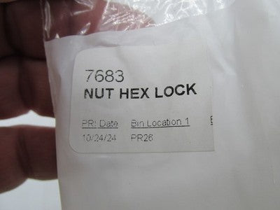 Lot of 6 Harley Davidson Genuine NOS 1/4"-28 x 5/16" x 7/16" Hex Nyloc