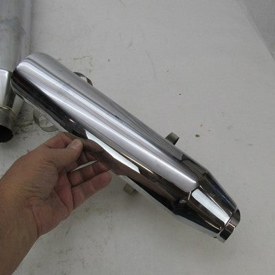 Pair of Harley Davidson OEM Stock SlipOn Mufflers w/ Heat Shields 09-1
