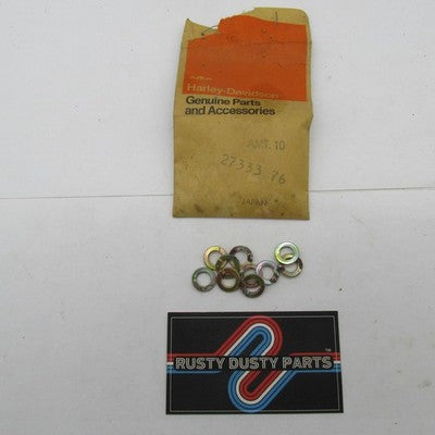 Lot of 10 Harley-Davidson OEM NOS Throttle Lever Spring Lock Washers 2