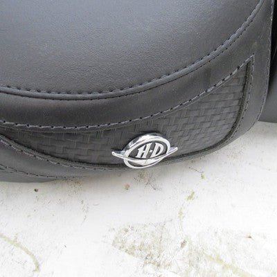 Harley Davidson OEM 97-07 Touring Road King Basketweave Medallion 2-Pi