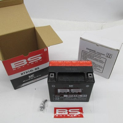 BS Battery NIB 12V 12Ah 200CCA Maintenance Free Battery BTX14L-BS