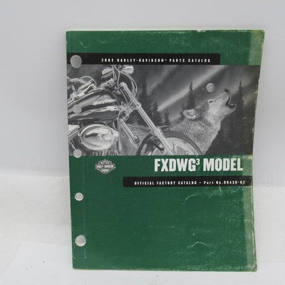 Harley-Davidson Official Factory 2002 FXDWG3 Model Parts Catalog 99430