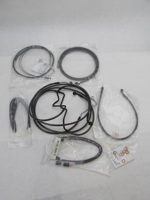 Magnum Black Pearl Handlebar Install Kit for 12"-14" Bars FLHTK 0610-1